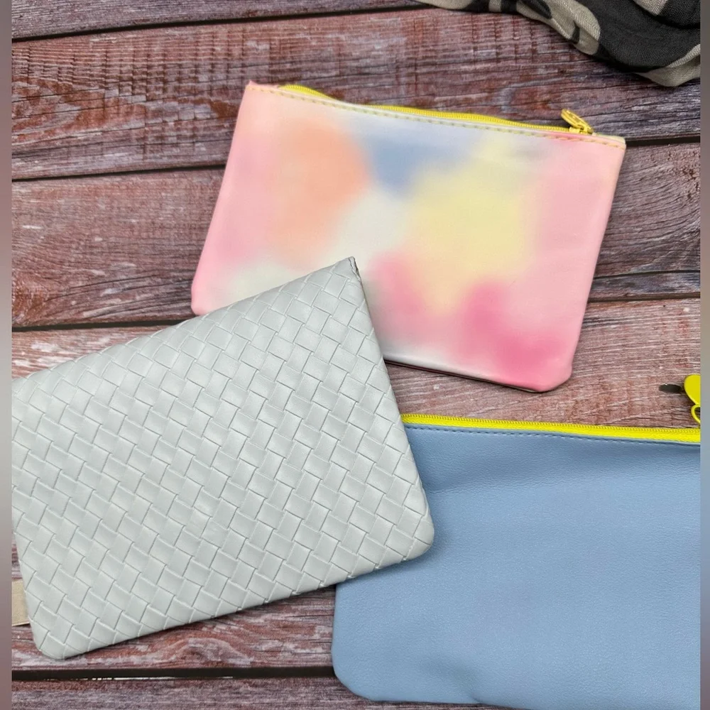 IPSY Set of 3 cosmetic makeup zipper bags NEW!